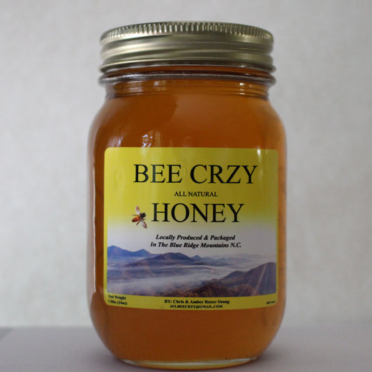 1.5 lb. Glass Jar of Premium Wildflower Honey