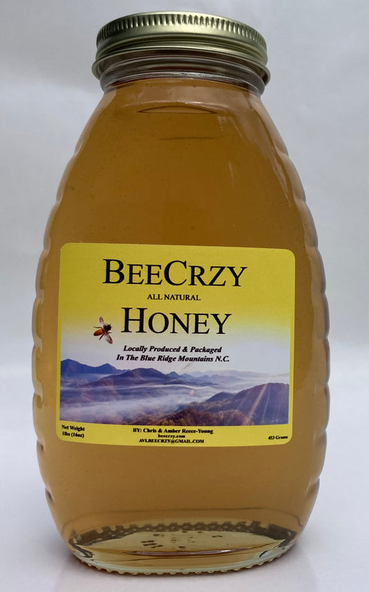 1 lb. Classic Glass Jar of Sourwood Honey