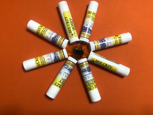 All Natural Lip Balms-Original, Peppermint, Spearmint and Coconut flavors.